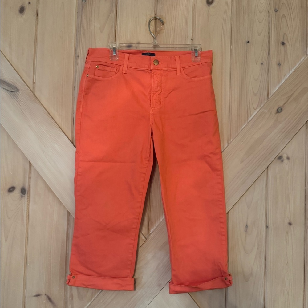 NYDJ Cropped Pants | Cotton Blend | Capri Fit | Size 10